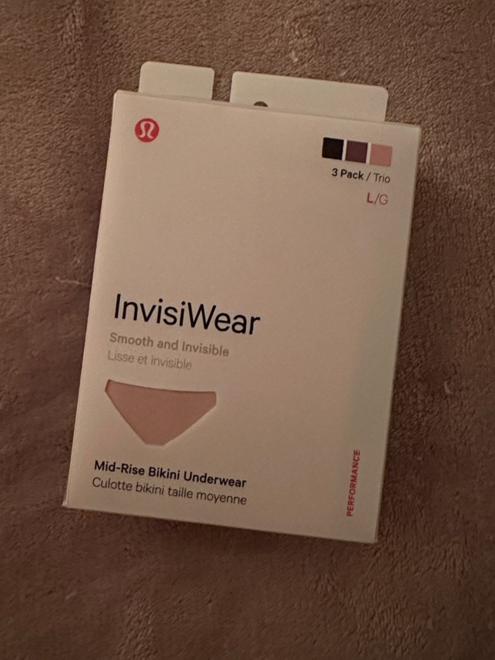 Lululemon Invisiwear Bikini Underwear NIB